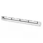 DIGITUS modulair gegalvaniseerd patchpanel - afgeschermd 24-poorts 24-poorts blank 1U rackmontage zwart RAL 9005