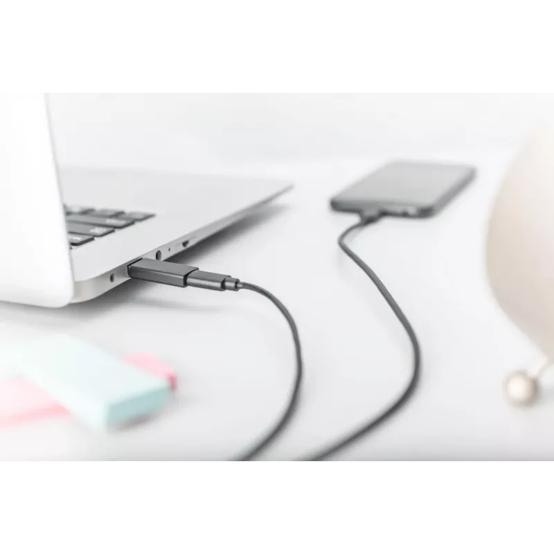 DIGITUS USB Type-C adapter, type A naar C M/F, 3A, 5GB, 3.0 versie, zwart