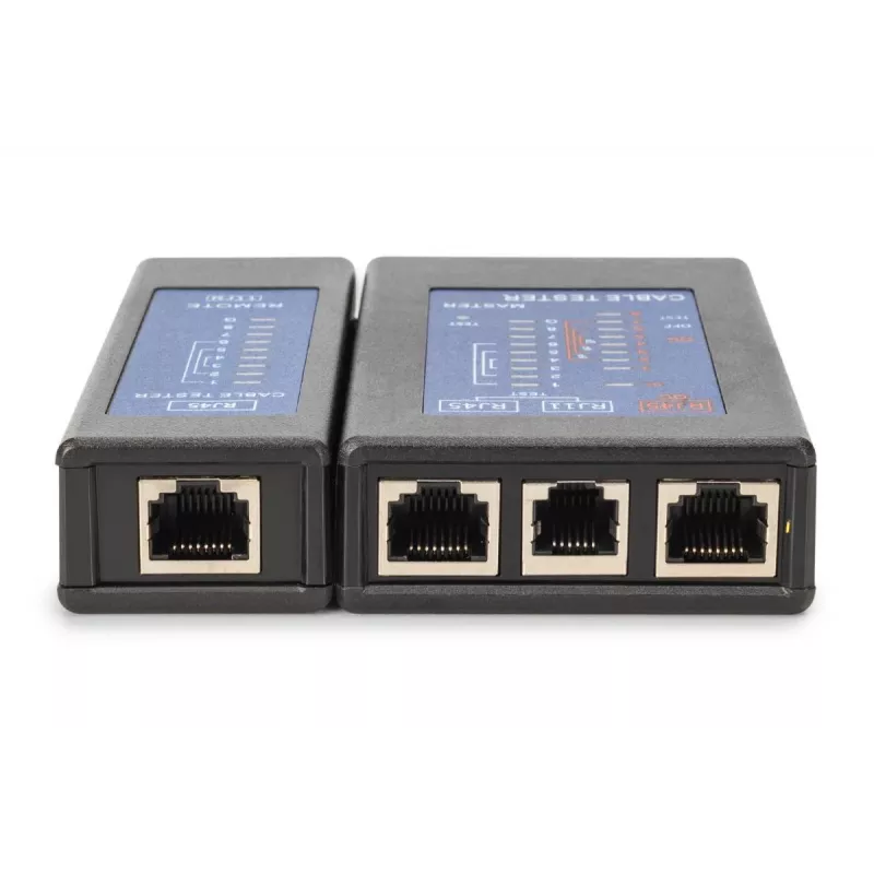 DIGITUS kabeltester - eenzijdige tester PoE-tester met koffer