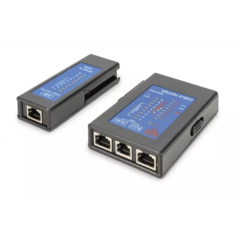 DIGITUS kabeltester - eenzijdige tester PoE-tester met koffer