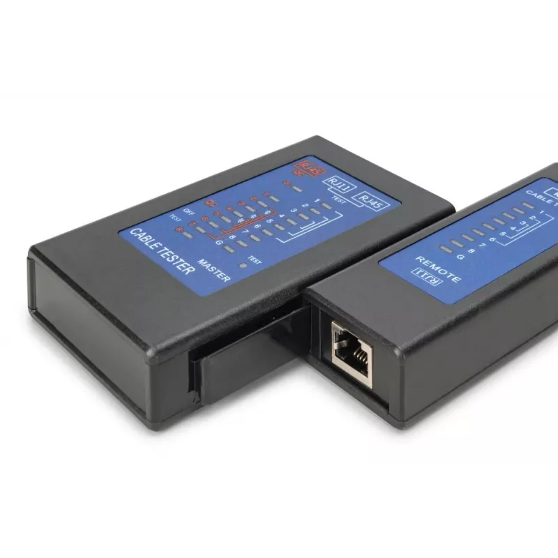 DIGITUS kabeltester - eenzijdige tester PoE-tester met koffer