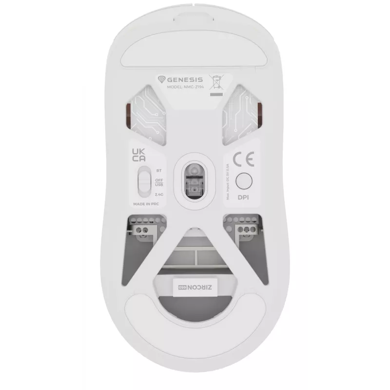 GENESIS NMG-2194 muis gaming ambidexter Bluetooth + USB Type-C optisch 26000 DPI
