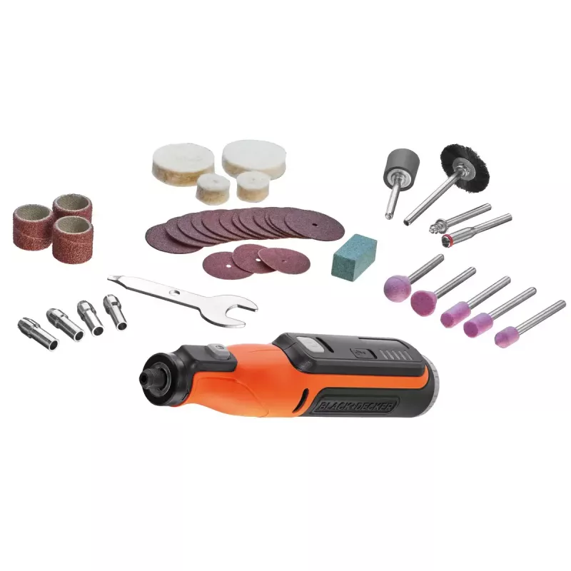 Powergraveerder Black & Decker BCRT8I-XJ – handgeleide precisiegraveerder, licht ontwerp