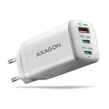 Axagon ACU-DPQ65W PD3.0 & QC4+ 3x UITGANGEN wandlader 65W