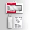 Axagon ACU-DPQ65W PD3.0 & QC4+ 3x UITGANGEN wandlader 65W