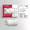 Wandlader Axagon ACU-PD30W 1x QC3.0/AFC/FCP/PD Type-C 30W wit
