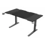 Recht computerbureau GENESIS NDS-2249 zwart MDF 140x75cm