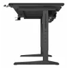 Recht computerbureau GENESIS NDS-2249 zwart MDF 140x75cm