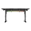 Recht computerbureau GENESIS NDS-2249 zwart MDF 140x75cm