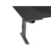 Recht computerbureau GENESIS NDS-2249 zwart MDF 140x75cm