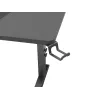 Recht computerbureau GENESIS NDS-2249 zwart MDF 140x75cm