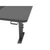 Recht computerbureau GENESIS NDS-2249 zwart MDF 140x75cm