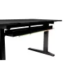 Recht computerbureau GENESIS NDS-2249 zwart MDF 140x75cm