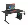Recht computerbureau GENESIS NDS-2249 zwart MDF 140x75cm