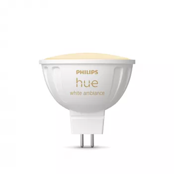 Philips Hue White Ambiance MR16 – slimme lamp, slimme lamp, Bluetooth/Zigbee, wit, LED, GU5.3, MR16