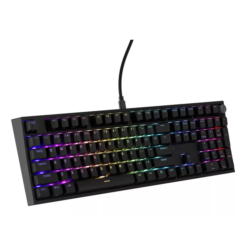 GENESIS THOR 404 toetsenbord Universeel USB QWERTY Engels Zwart