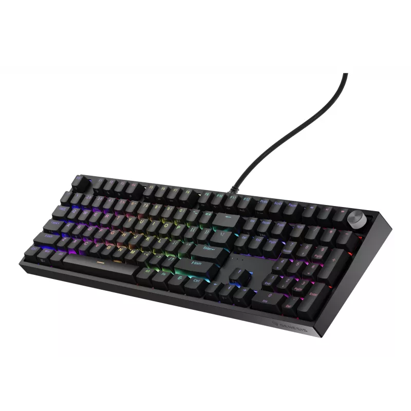GENESIS THOR 404 toetsenbord Universeel USB QWERTY Engels Zwart