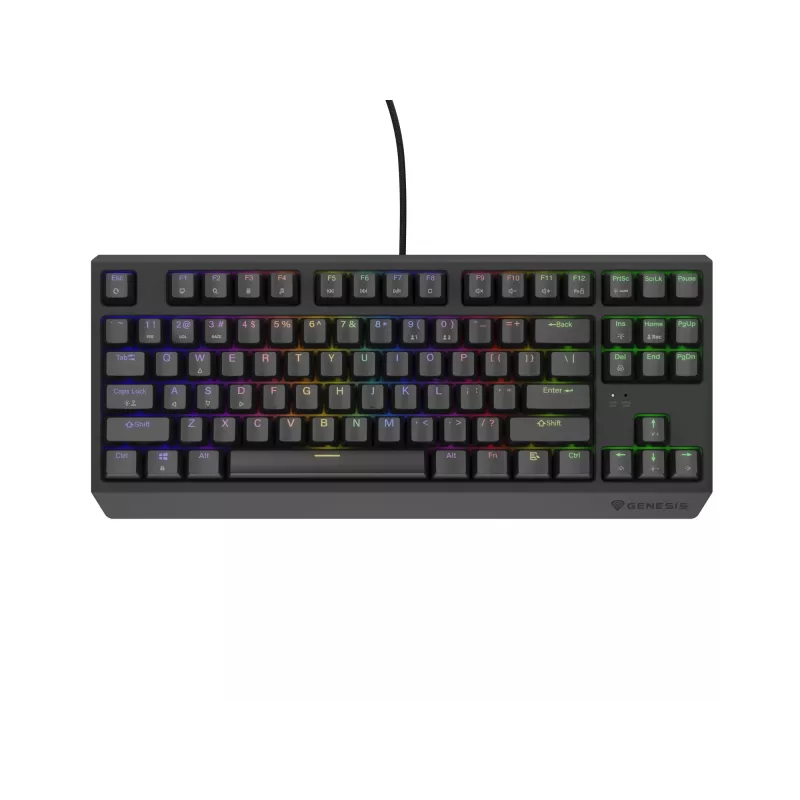 Genesis Thor 230 TKL bedraad mechanisch gamingtoetsenbord, US, zwart, Outemu Red