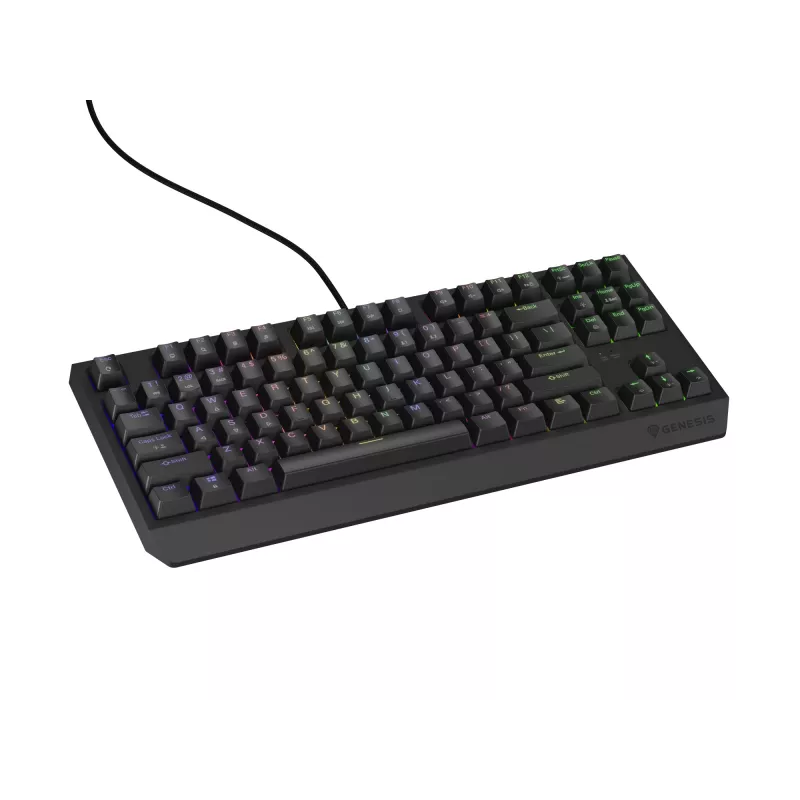 Genesis Thor 230 TKL bedraad mechanisch gamingtoetsenbord, US, zwart, Outemu Red