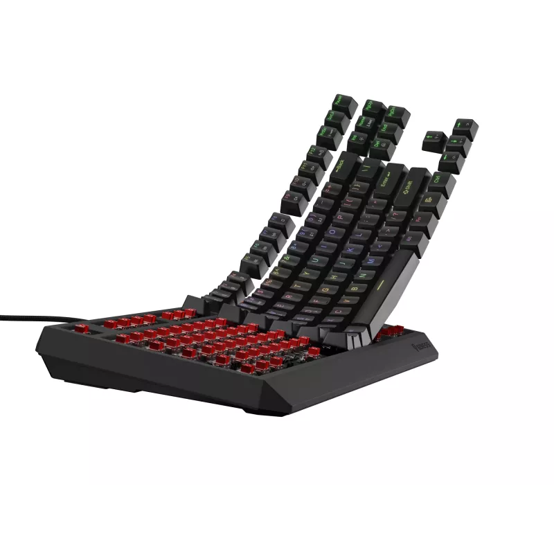 Genesis Thor 230 TKL bedraad mechanisch gamingtoetsenbord, US, zwart, Outemu Red