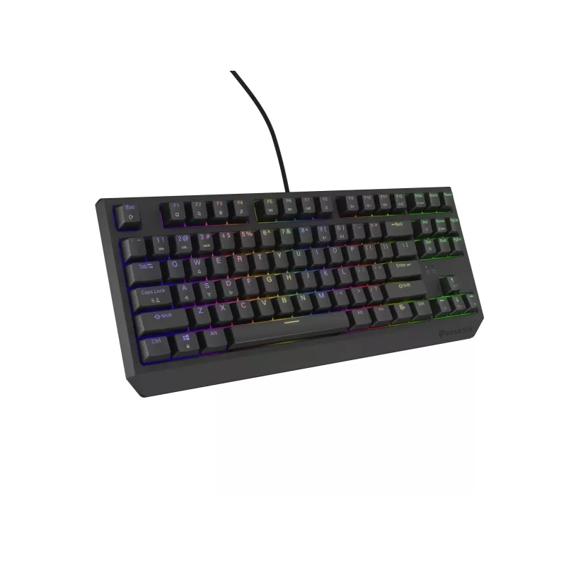 Genesis Thor 230 TKL bedraad mechanisch gamingtoetsenbord, US, zwart, Outemu Red
