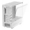 DeepCool CH690 Digital WH R-CH690-WHNNA0D-G-1 Mid Tower pc-behuizing, ATX/micro-ATX/Mini-ITX, 2x gehard glas, 1x 3,5 inch + 3x 2,5 inch schijfbays, 8 uitbreidingssleuven, zonder voeding, wit