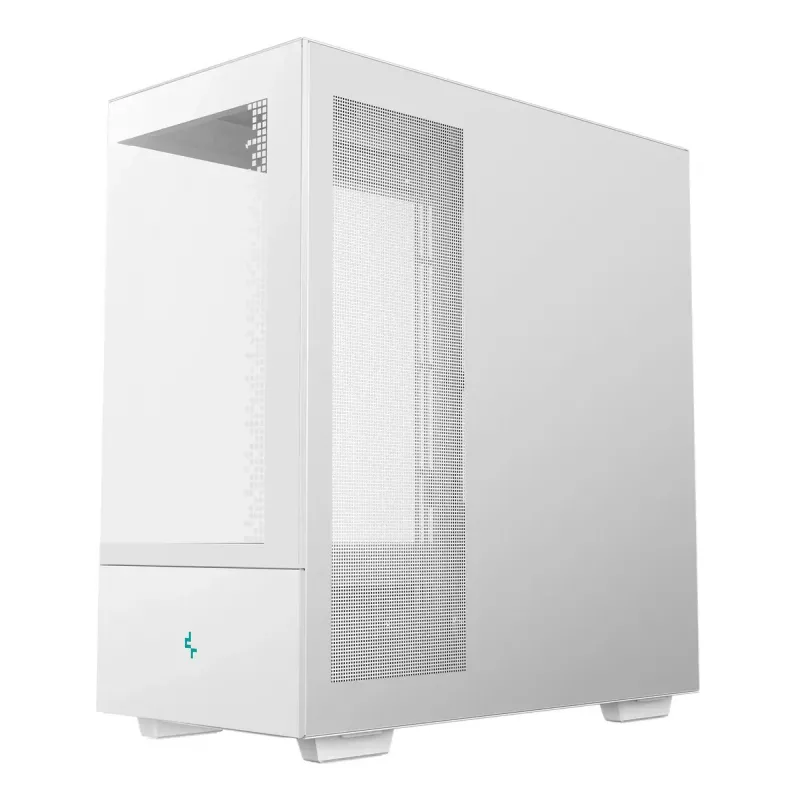 DeepCool CH690 Digital WH R-CH690-WHNNA0D-G-1 Mid Tower pc-behuizing, ATX/micro-ATX/Mini-ITX, 2x gehard glas, 1x 3,5 inch + 3x 2,5 inch schijfbays, 8 uitbreidingssleuven, zonder voeding, wit