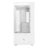 DeepCool CH690 Digital WH R-CH690-WHNNA0D-G-1 Mid Tower pc-behuizing, ATX/micro-ATX/Mini-ITX, 2x gehard glas, 1x 3,5 inch + 3x 2,5 inch schijfbays, 8 uitbreidingssleuven, zonder voeding, wit