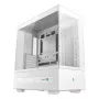 DeepCool CH690 Digital WH R-CH690-WHNNA0D-G-1 Mid Tower pc-behuizing, ATX/micro-ATX/Mini-ITX, 2x gehard glas, 1x 3,5 inch + 3x 2,5 inch schijfbays, 8 uitbreidingssleuven, zonder voeding, wit