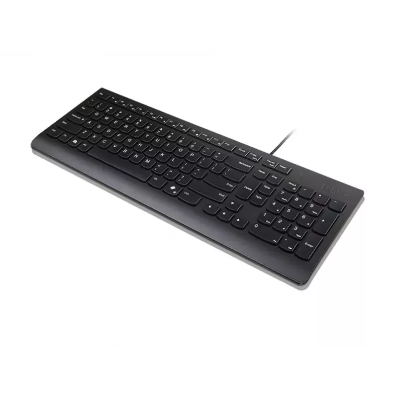 Bedrade USB-toetsenbord Lenovo Essential 4Y41R64633 — US English layout, zwart