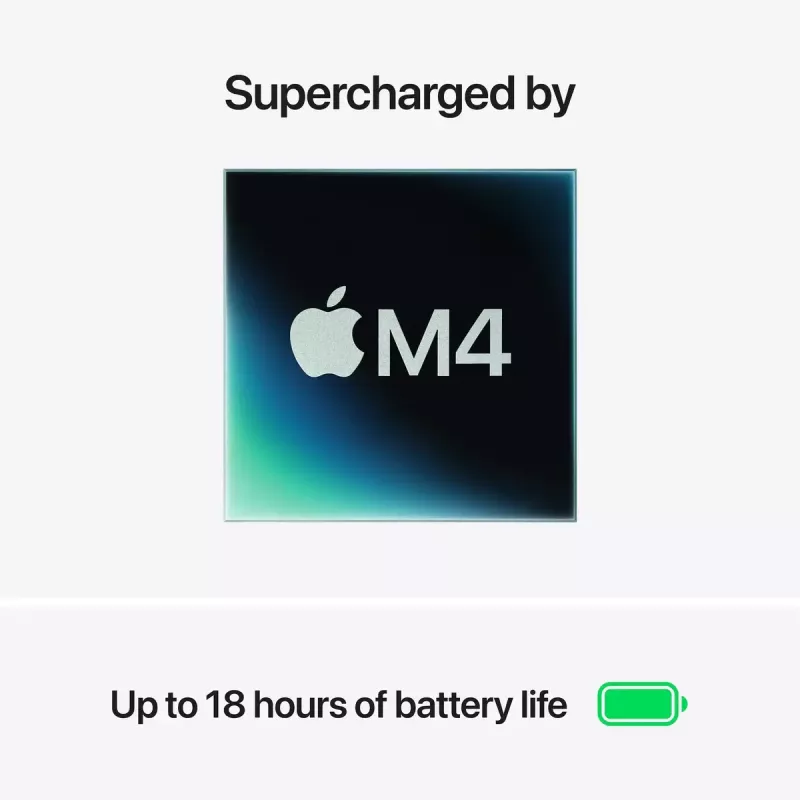 Laptop Apple MacBook Air 13 inch M4 10‑core CPU 8‑core GPU 16 GB RAM 256 GB SSD macOS