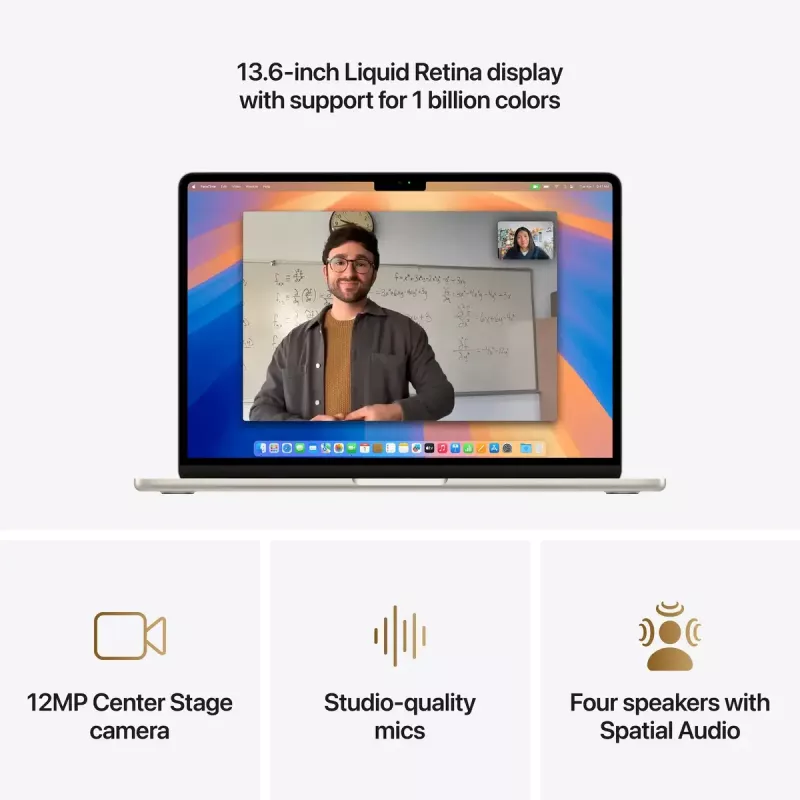 Laptop Apple MacBook Air 13 inch M4 10‑core CPU 8‑core GPU 16 GB RAM 256 GB SSD macOS