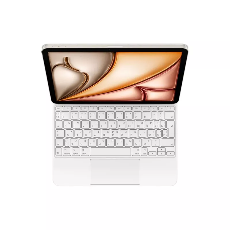 APPLE Magic Keyboard voor iPad Air 11 inch (m2/m3/m4) - Russisch - wit