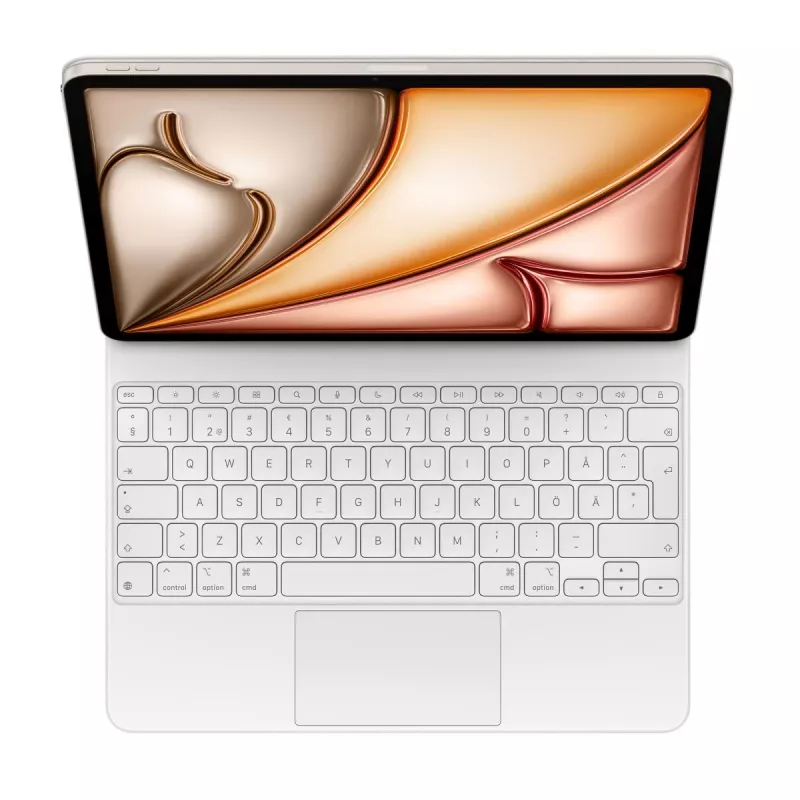 Apple Magic Keyboard QWERTY Zweeds wit trackpad iPad Air 13 inch