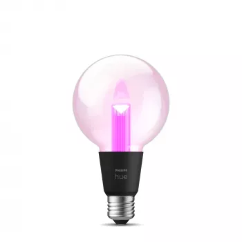 Slimme lamp Philips Hue White and Colour Ambience G95 E27, 6,8 W, Bluetooth/Zigbee, transparant