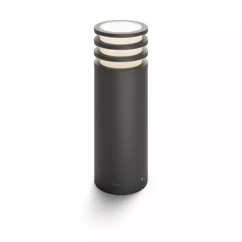 Philips Hue White Lucca buitenstaande lamp, slimme staande/paallamp, Bluetooth/Zigbee, antraciet, LED, aluminium, E27