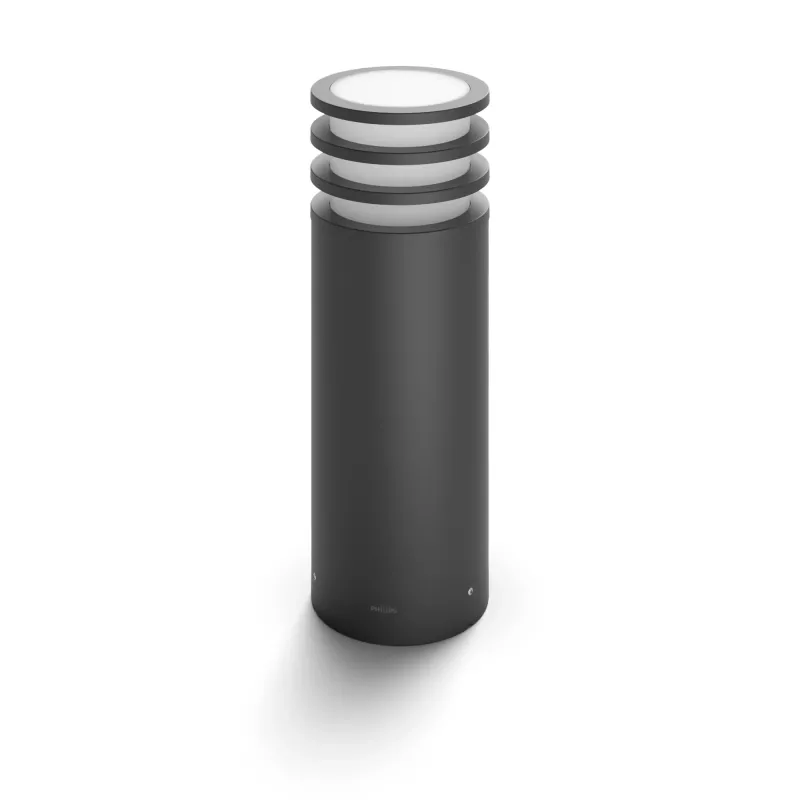 Philips Hue Lucca staande buitenlantaarn, E27, 9 W, 806 lm, warmwit, IP44, dimbaar