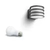 Philips Hue White Lucca Outdoor wandlamp, slimme buitenlamp, Bluetooth/Zigbee, antraciet, LED, aluminium, E27