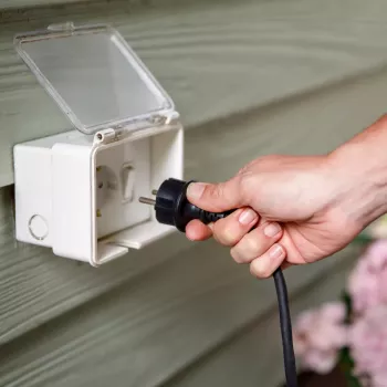 Philips Outdoor 40W voeding, verlichtingsvoeding, zwart, kunststof, tuin, terras, IP67, II
