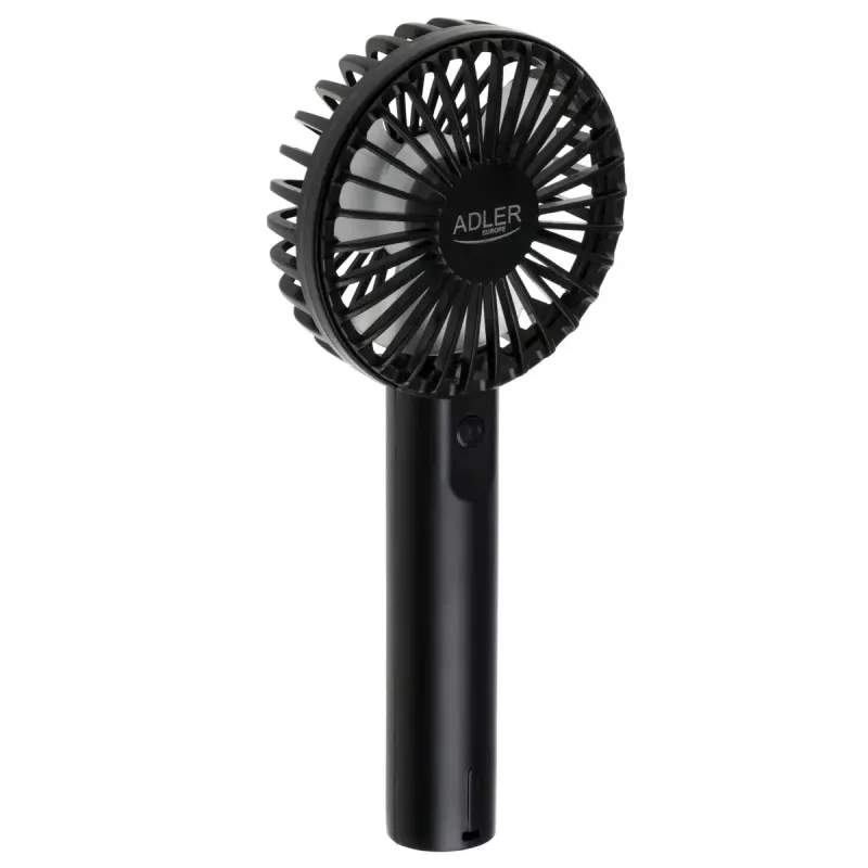 Tafelventilator Adler AD 7338 Mini USB — 7 cm diameter, 3 snelheden, zwart