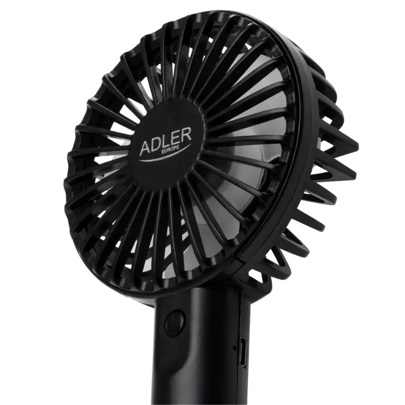 Tafelventilator Adler AD 7338 Mini USB — 7 cm diameter, 3 snelheden, zwart