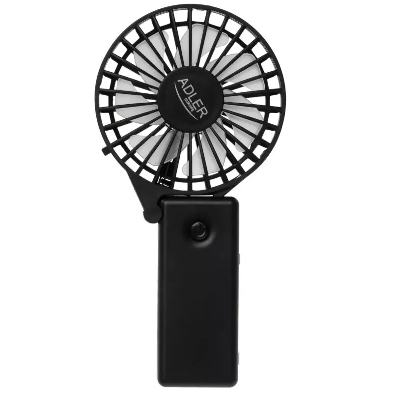 Tafelventilator Adler AD 7336 – opvouwbare miniventilator, 6,5 cm diameter, 1 snelheid, zwart