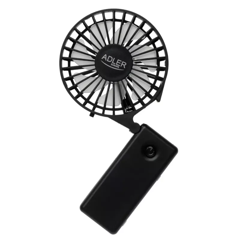 Tafelventilator Adler AD 7336 – opvouwbare miniventilator, 6,5 cm diameter, 1 snelheid, zwart
