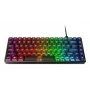 Mechanisch gaming-toetsenbord Lenovo Legion K510 Mini Pro 75% US-Engels, 84 toetsen, RGB, USB, 1,8 m kabel, zwart/transparant