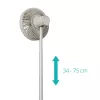 Statiefventilator Duux Rize Flex 21 cm, 4 snelheden, oscillatie, 10 W, greige
