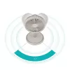 Statiefventilator Duux Rize Flex 21 cm, 4 snelheden, oscillatie, 10 W, greige