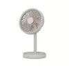 Statiefventilator Duux Rize Flex 21 cm, 4 snelheden, oscillatie, 10 W, greige