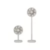 Statiefventilator Duux Rize Flex 21 cm, 4 snelheden, oscillatie, 10 W, greige