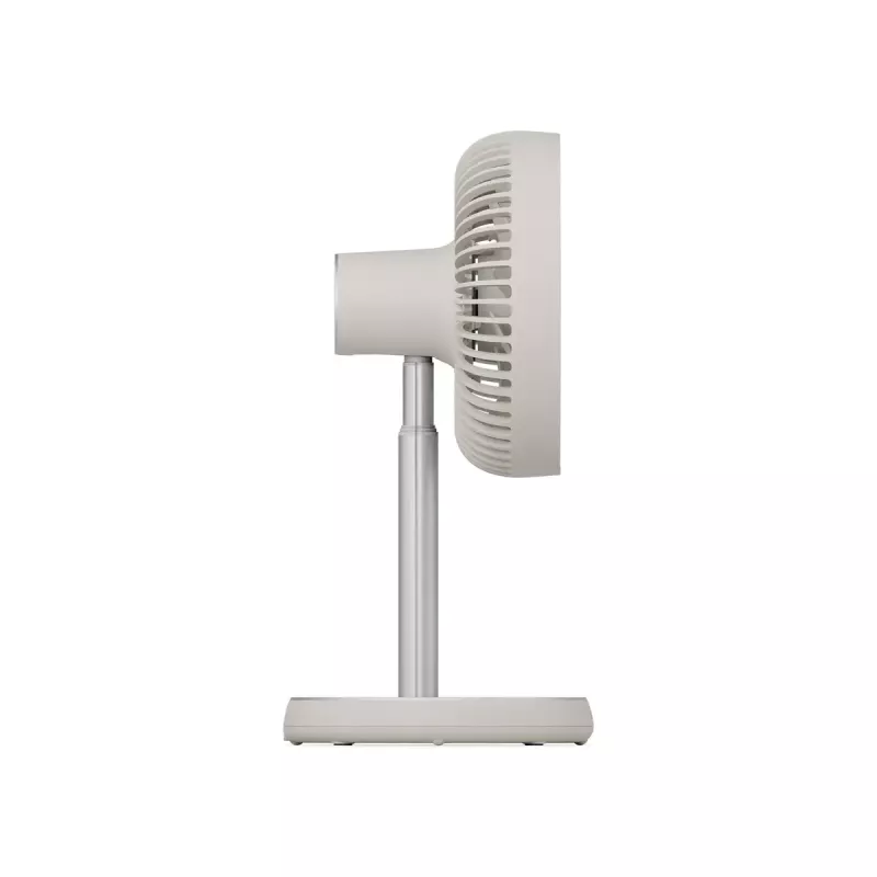 Statiefventilator Duux Rize Flex 21 cm, 4 snelheden, oscillatie, 10 W, greige