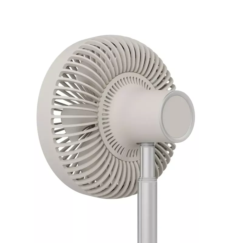 Statiefventilator Duux Rize Flex 21 cm, 4 snelheden, oscillatie, 10 W, greige